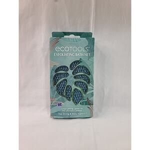 EcoTools Exfoliating Bath Net, Inspired by African 1 Count (Pack of 1), Blue
